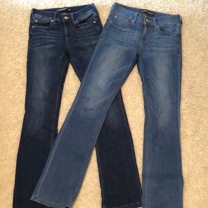 Set of 2 - Express barely boot midrise jeans